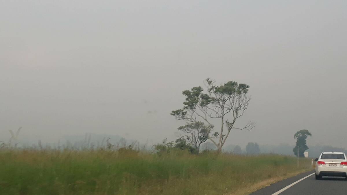 Thick smoke in Port Macquarie