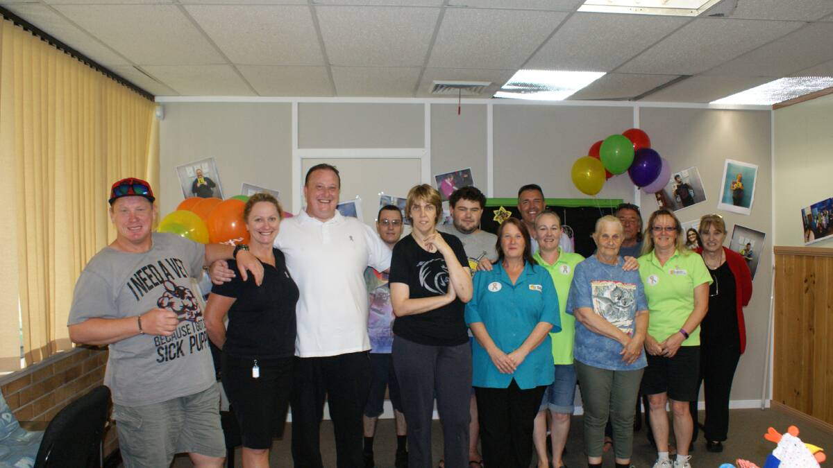 MACLEAY OPTIONS INC: Staff and employees of Macleay Options Inc celebrated  International Day for those living with a Disability. Photo: Larissa Waterson.
