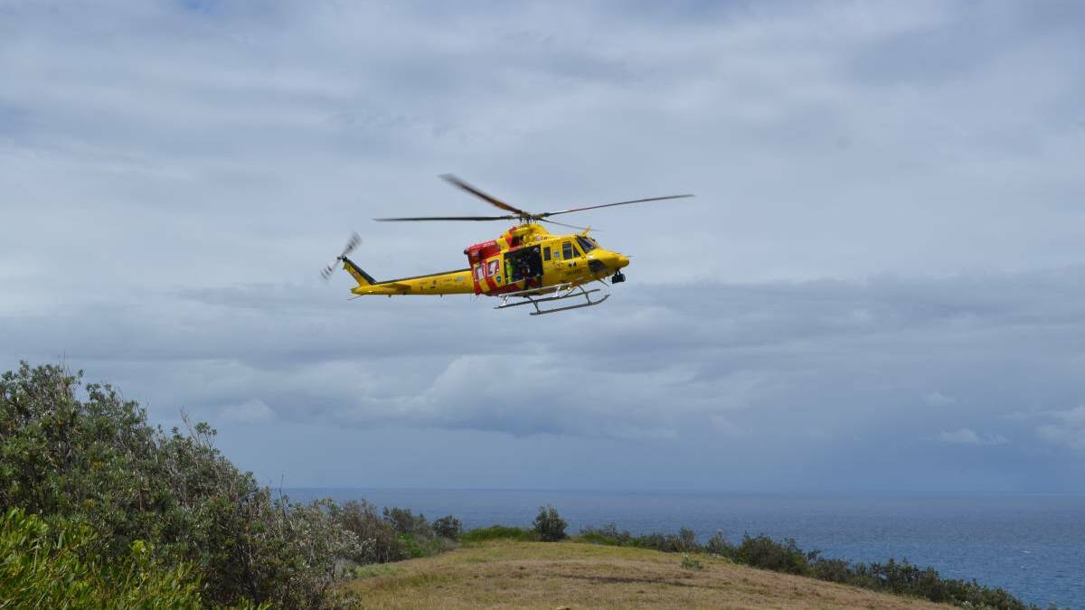Horse accident requires helicopter rescue