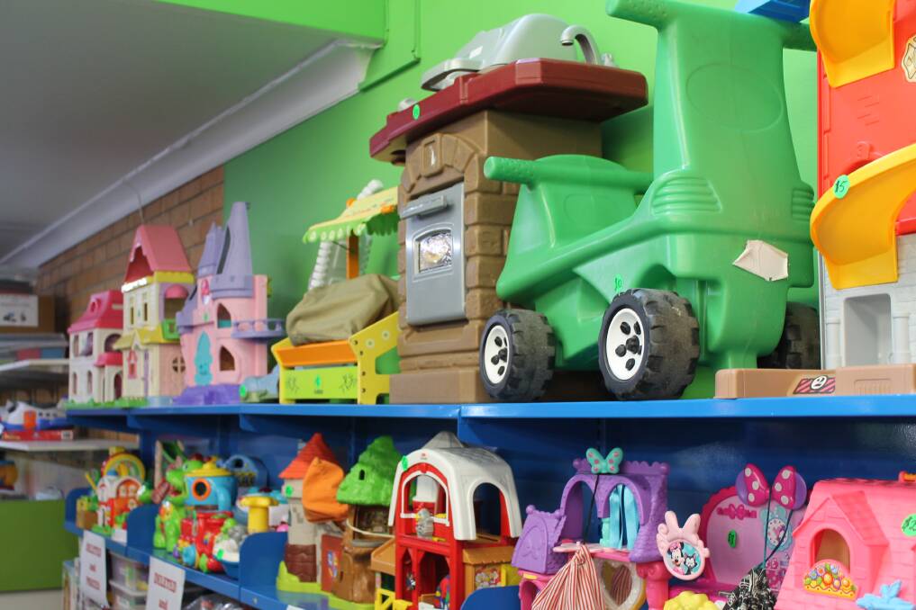 Some of the items that will be available to purchase during the
Toy Library Sale. Photo: Kempsey Shire Council.