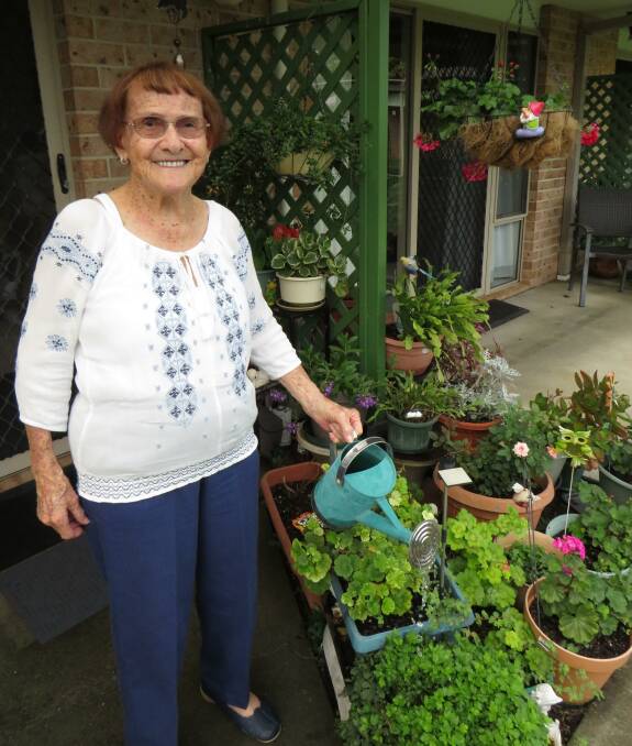 Happy: Dot Robinson chose to move into Cedar Place Aged Care as she didn't want to live on her own anymore. She's been at the centre for five years.