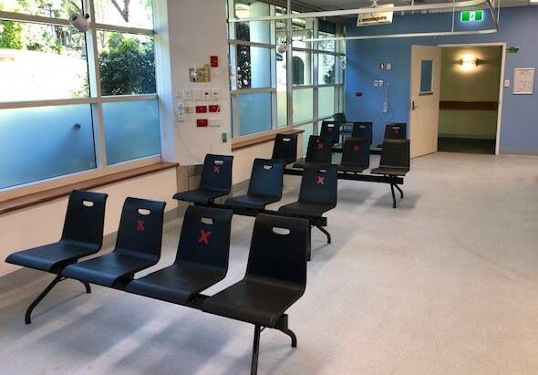 Inside a COVID-19 assessment clinic. Photo: Mid North Coast Local Health District 