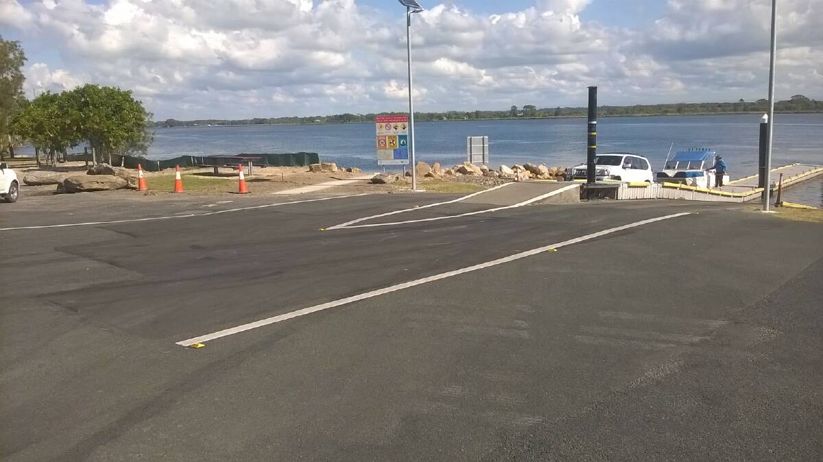 JOB DONE: Council recently completed upgrade work to the Mattys Flat boat ramp area at South West Rocks.