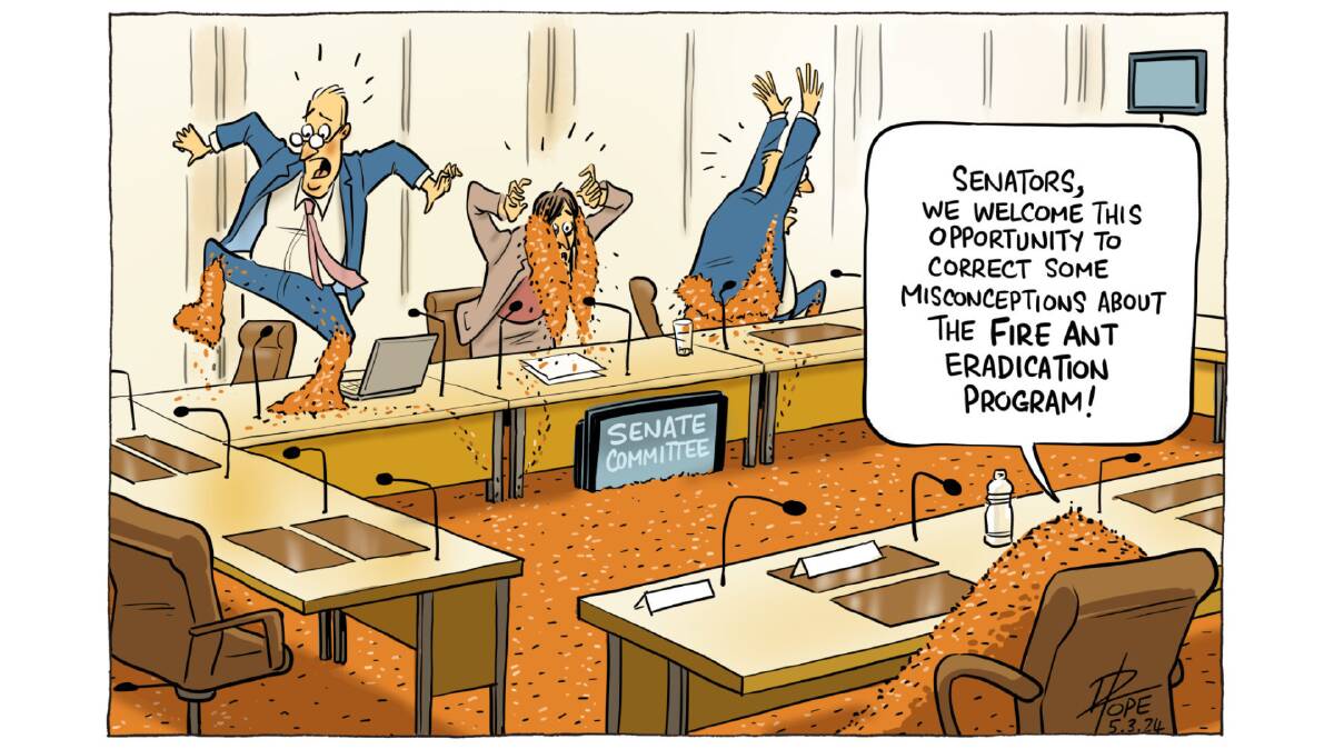 David Pope's editorial cartoon for Tuesday, March 5, 2024.