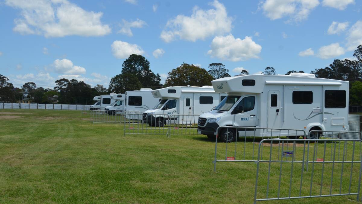 Isolation motorhomes roll in for Kempsey COVID support