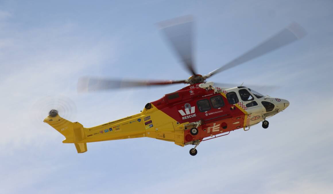 Man airlifted to hospital after trail bike accident