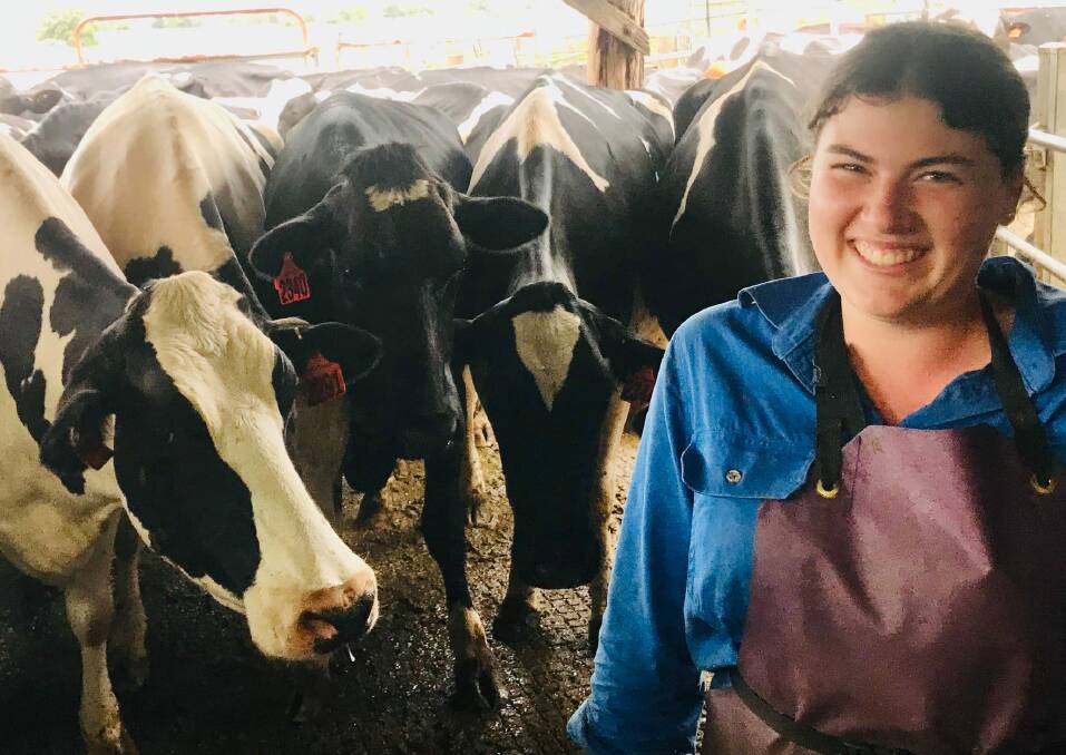 St Paul's College year 11 student, Mae Turnbull, is completing her Certificate III in Agriculture as part of the Student Based Apprenticeships and Traineeships program. Photos: St Paul's College.