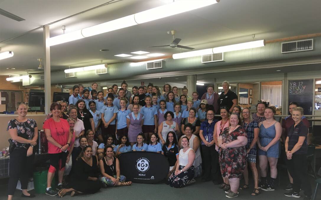 Melville Girls Academy celebrates IWD 2019. Photo: Supplied