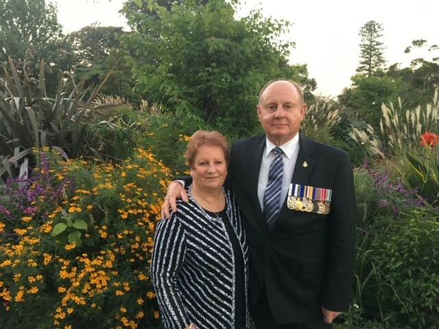 Dick Adams OAM with his wife Liz. Mr Adams has been announced as the Kempsey Shires Australia Day ambassador for 2021. Photo: Supplied
