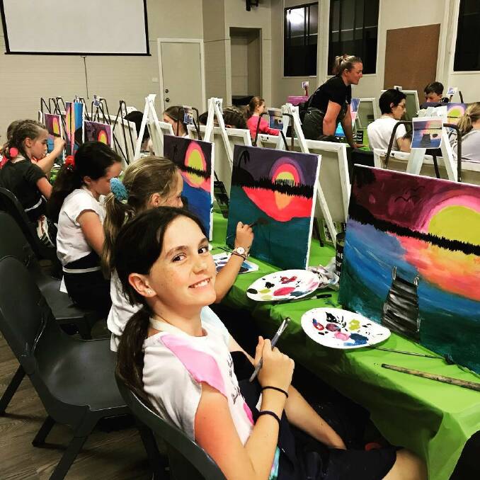 Kids aged from 6-13 are invited to join a painting workshop on January 16 and 23. Photo: Supplied
