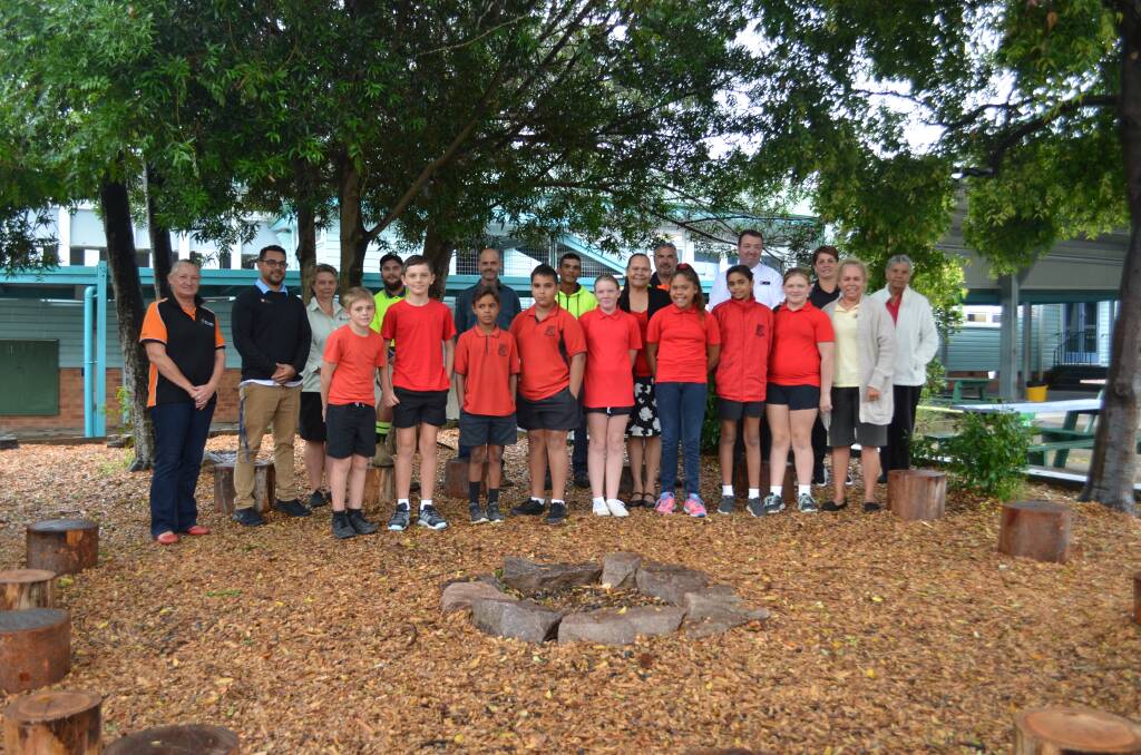 The learning circle is a joint project between Kempsey South Public School, Kempsey Place Plan and Macleay Options. Photo: Ruby Pascoe