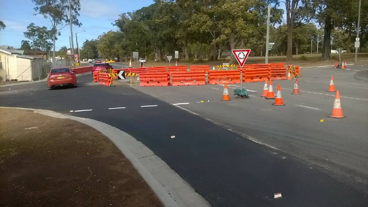 Construction of the new roundabout in South Kempsey began on September 3