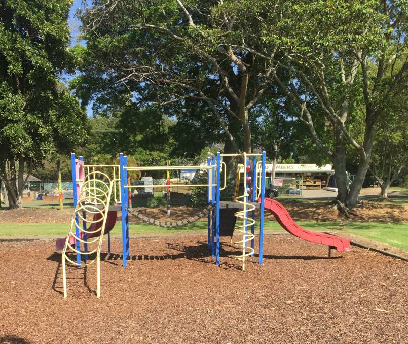 Council are re-opening public spaces including the playground at Services Park with new play equipment. Photo: Supplied