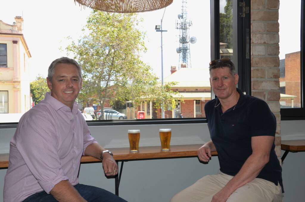Great Northern Hotel general manager Ben James and owner David Richards. Photo: Ruby Pascoe