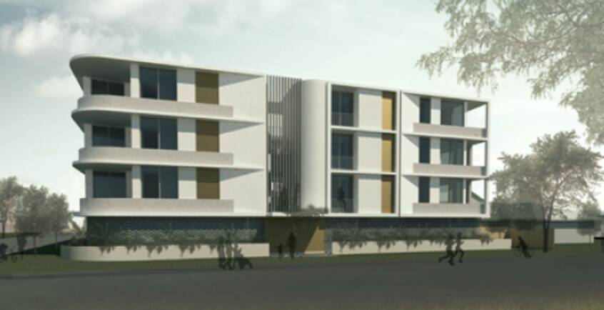 A 3D rendering of the proposed unit block