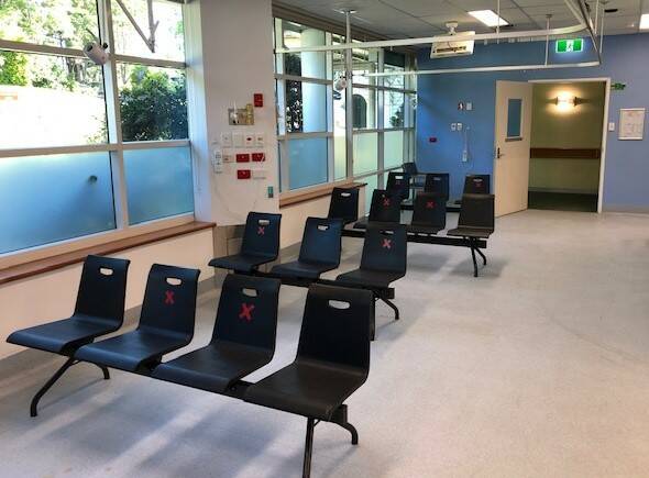 Inside a Mid North Coast COVID-19 testing clinic. Photo: Supplied 