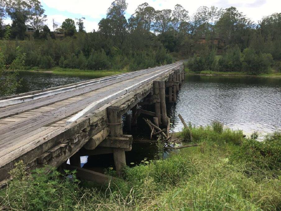 The ageing Turners Flat bridge will be replaced with a new concrete, two-lane structure in a jointly-funded project. Photo: Supplied