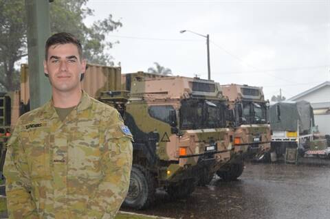 Army Private Jake Sanders. Photo: Supplied