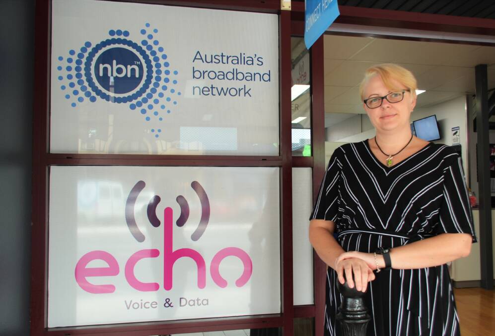 Owner of Echo Voice and Data Kempsey Tara Howard. Photo: Ruby Pascoe