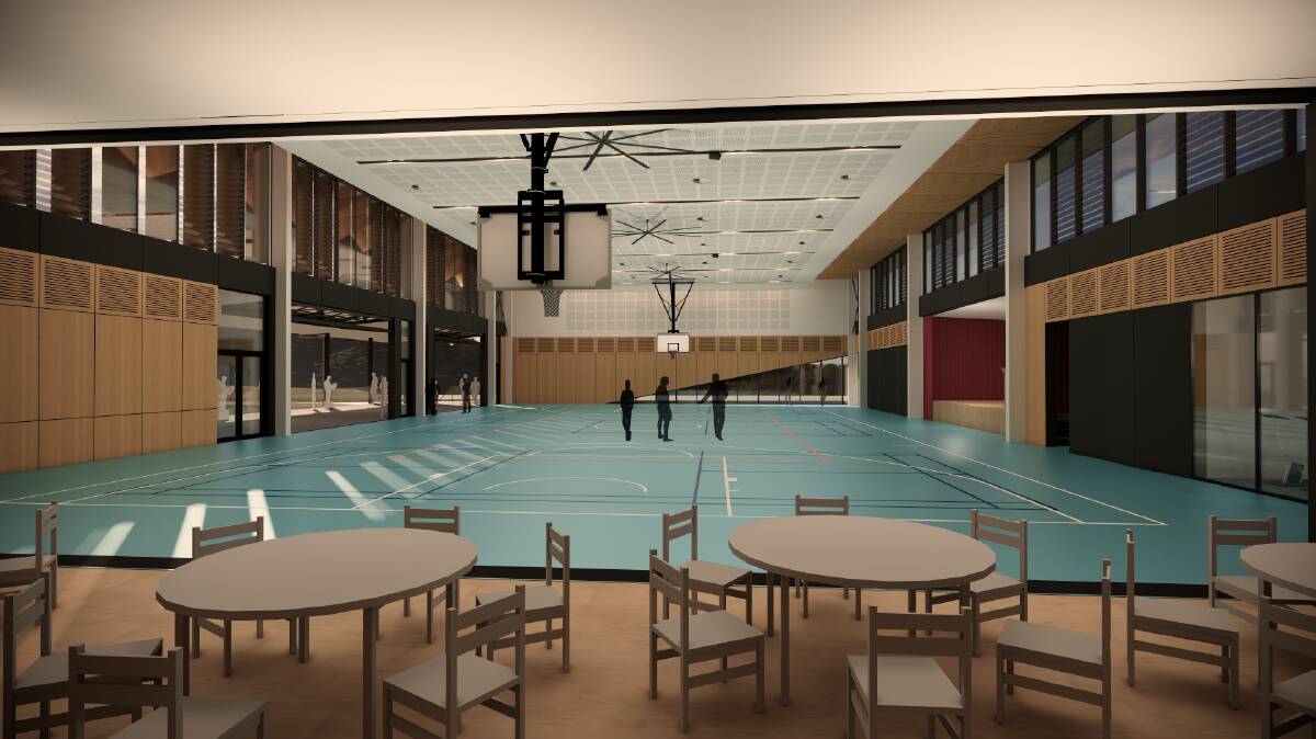 Concept plan for the new sports centre at St Paul's College