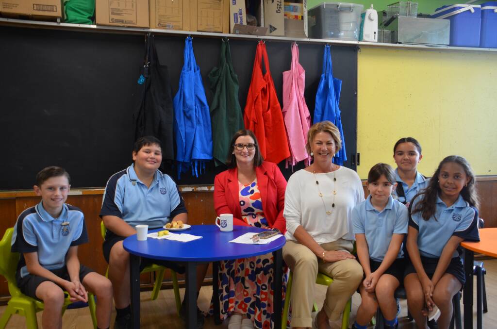 The Minister for Education Sarah Mitchell and Member for Oxley Melinda Pavey visited Kempsey West Public School on Tuesday, May 3.