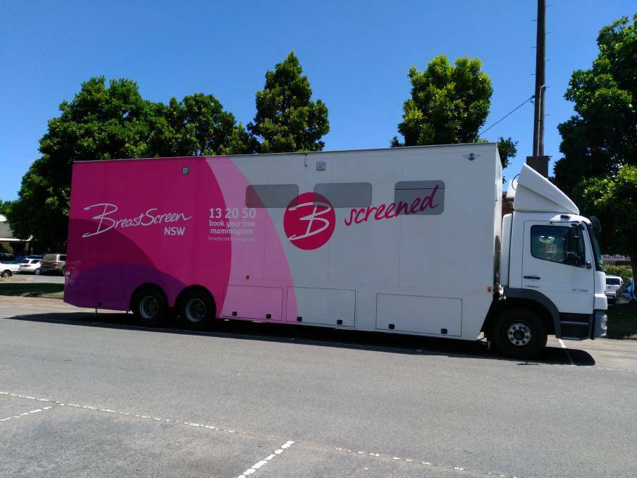 The BreastScreen Bus will be in Kempsey from February until mid-May 2020. Photo: Supplied