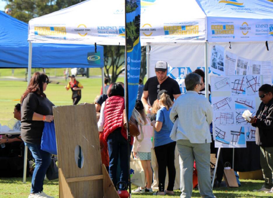 Council staff will hold an information stall at Saturdays Riverside Markets to demonstrate the Macleay Grants Hub and other Council services. Photo: Supplied