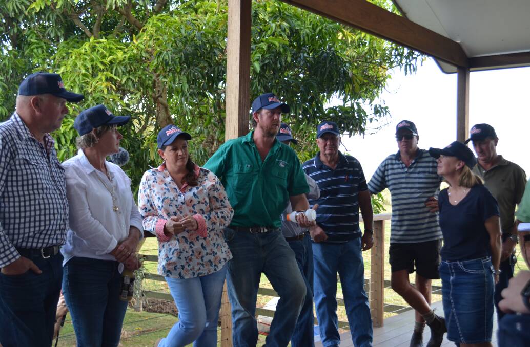 A group of around 20 dairy farmers from the Mid North Coast met with the Minister for Agriculture. Photo: Ruby Pascoe