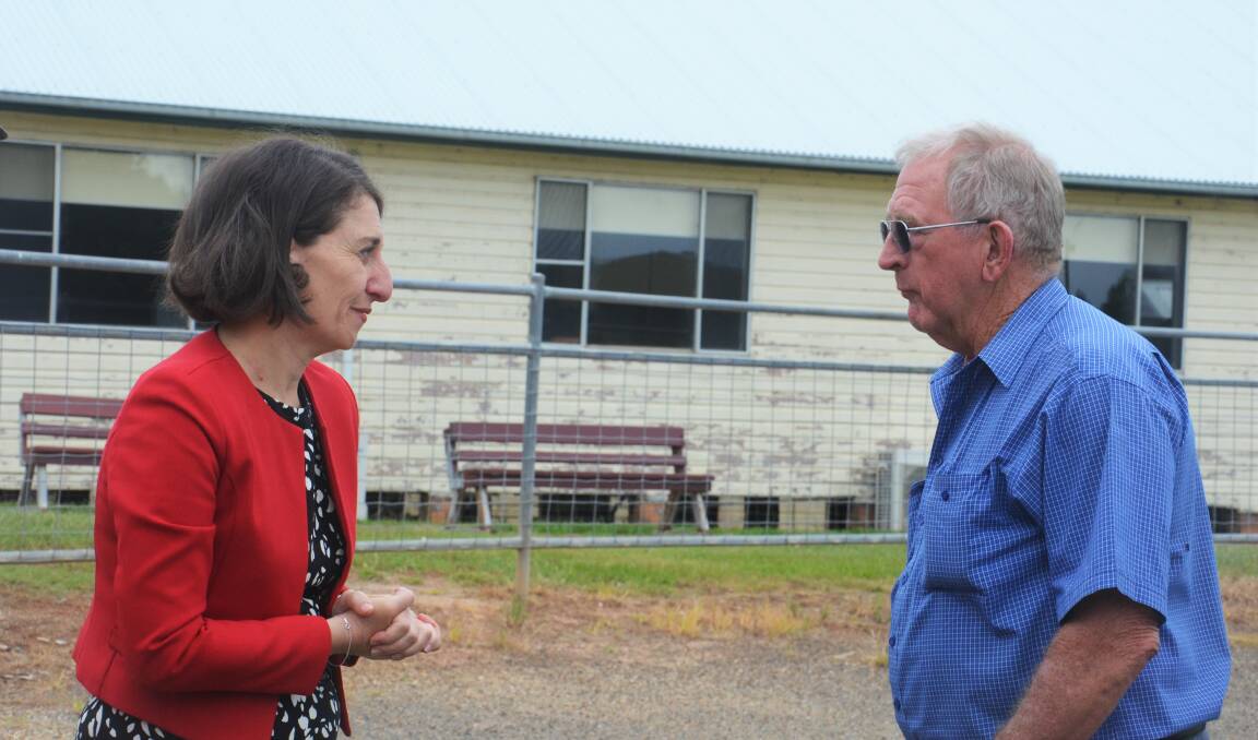 The Premier took the time to speak with locals during her visit to the Kempsey Shire. Photo: Ruby Pascoe