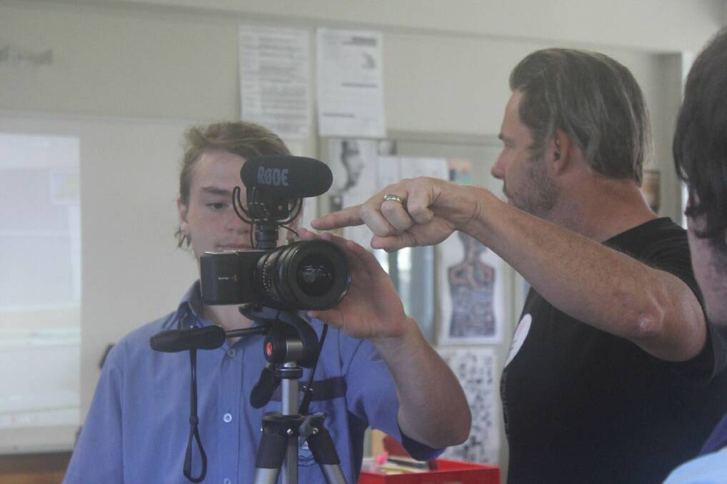 Filmmaking workshop at St Paul's College Kempsey 