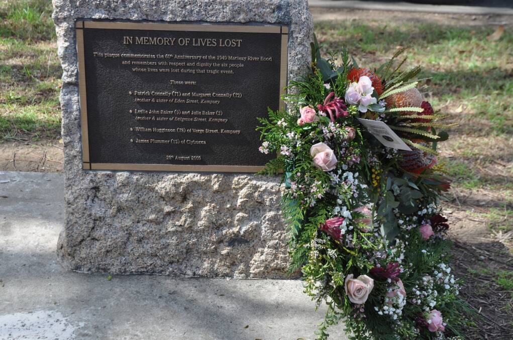 The plaque in Clyde St Mall was unveiled 10 years ago. Photo: Ruby Pascoe