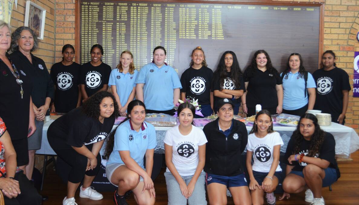 Melville and Kempsey Girls Academies held a morning tea for International Women's Day today. Photo: Ruby Pascoe
