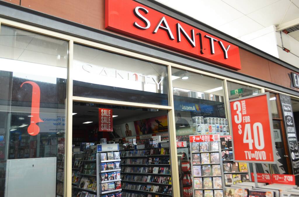 Kempsey's Sanity store is set to close its doors in February. Photo: Ruby Pascoe