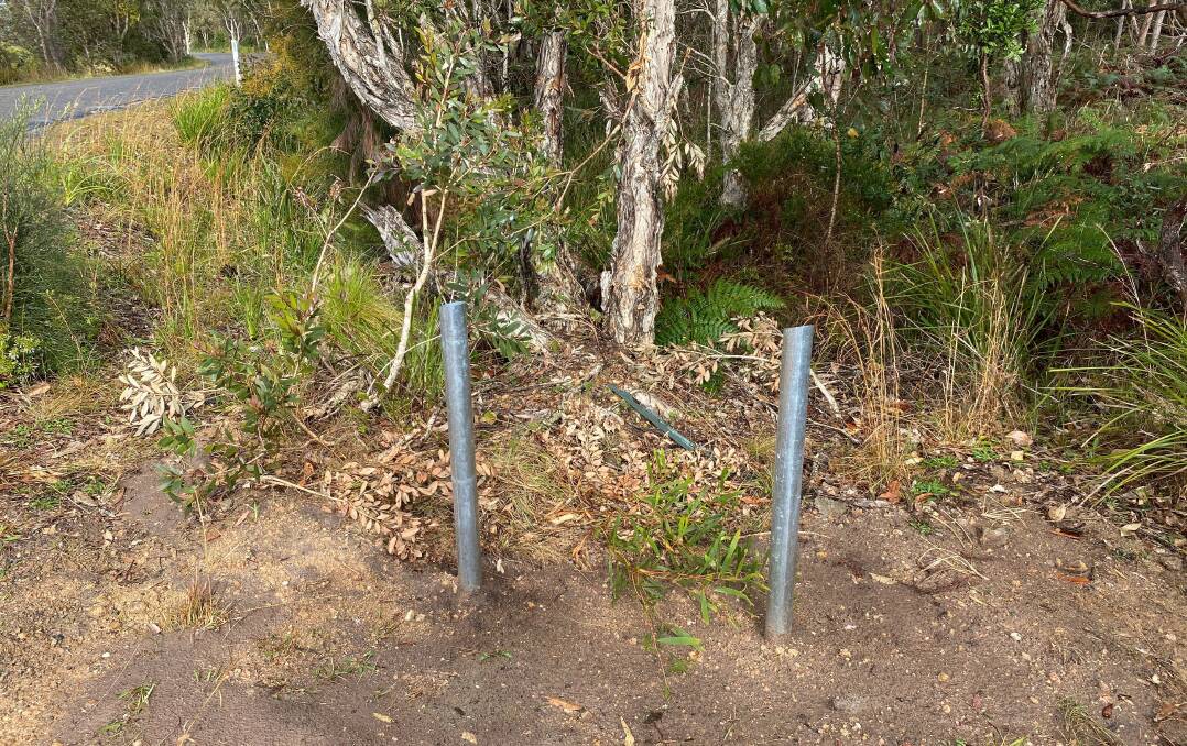 The sign was stolen from Hat Head National Park last week. Photo: Supplied