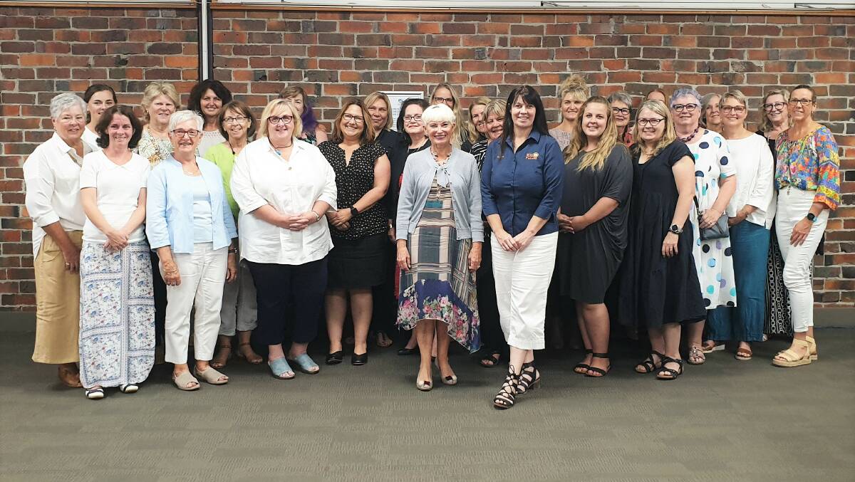 Around 30 women joined Mayor Liz Campbell for a NSW Women's Week event on Wednesday. Photo: Ruby Pascoe