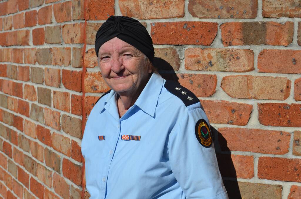 May Gill was acknowledged for 29 years of service to the SES in 2017. Photo: Callum McGregor