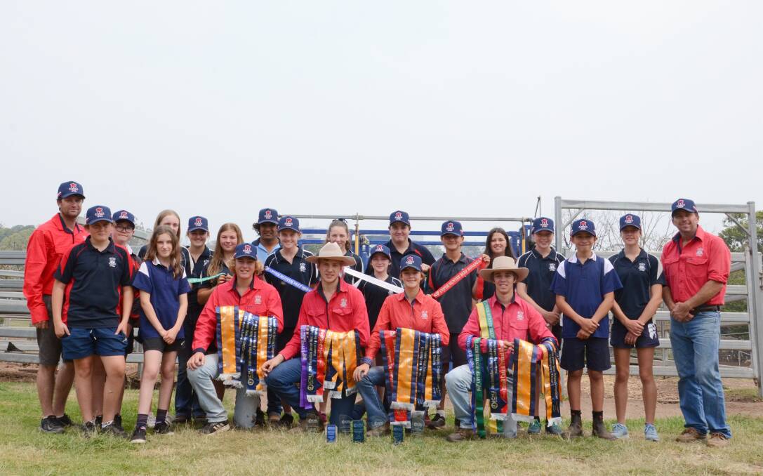 Kempsey High School agriculture team. Photo: Ruby Pascoe