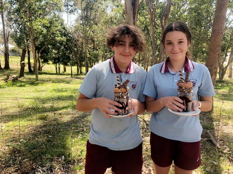 Melville High students Tex Murdoch and Keira Morn. Photo: Supplied