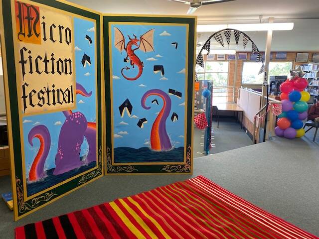 The mural created by Year 10 art students for the festival. Photo: Supplied