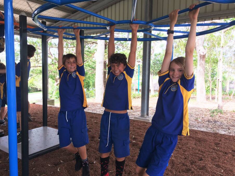 Students are now able to enjoy the new playground at Crescent Head Public School. Photo: Supplied