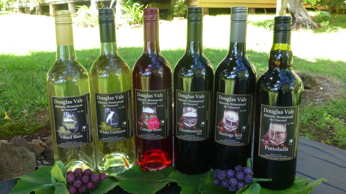 Douglas Vale wine. Photo: Supplied