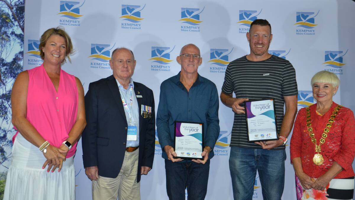 Volunteer of the Year joint recipients - Andrew Kirby and Michael Kemp