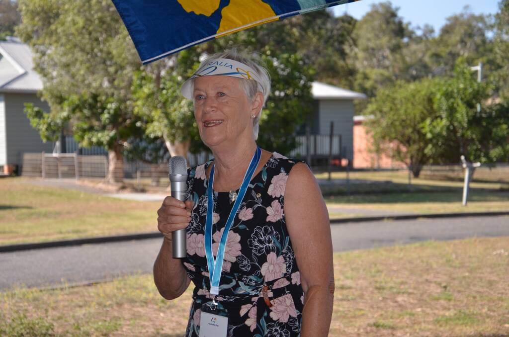 Kempsey Australia Day Ambassador Diana Ryall AM at the Crescent Head Lions Club breakfast. Photo: Ruby Pascoe
