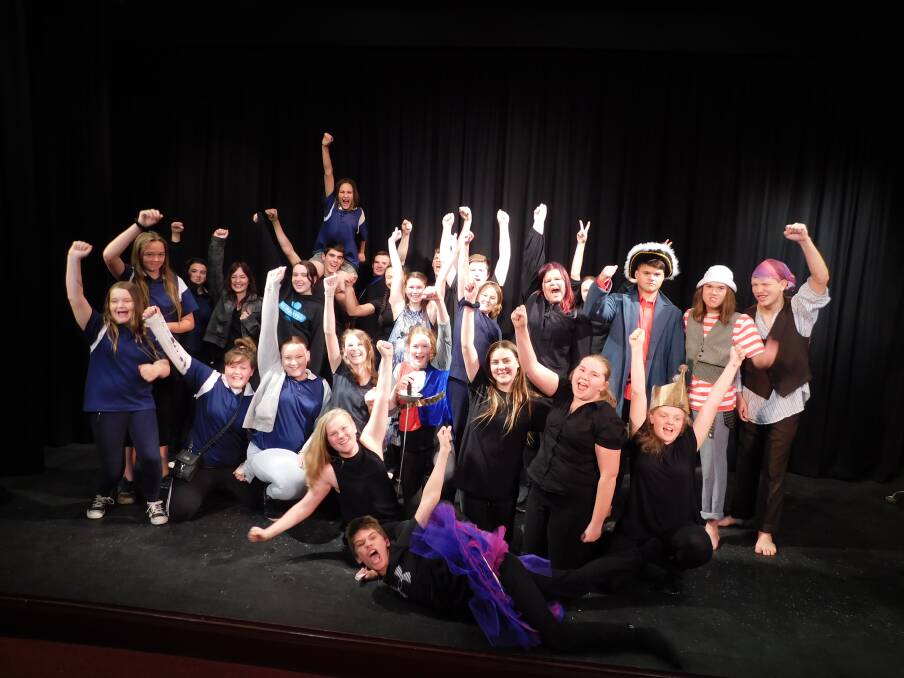 The students involved in Centre Stage last week. Photo: Supplied