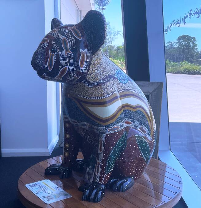 The Hello Koalas sculpture Nulla can be found at the Slim Dusty Centre. Picture by Lisa Tisdell