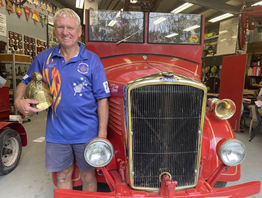 Firefighting history: Mid North Coast Fire Restoration Group president Don Davidson invites the public to Saturday's official opening of the Mid North Coast Fire Museum.