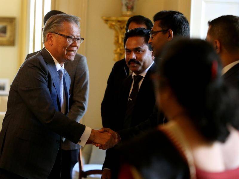 SA Governor Hieu Van Le delivered a message of unity and sympathy to the Sri Lankan community.