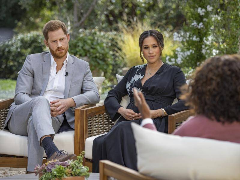 Prince Harry and Meghan's tell-all Oprah Winfrey interview is airing on US television.