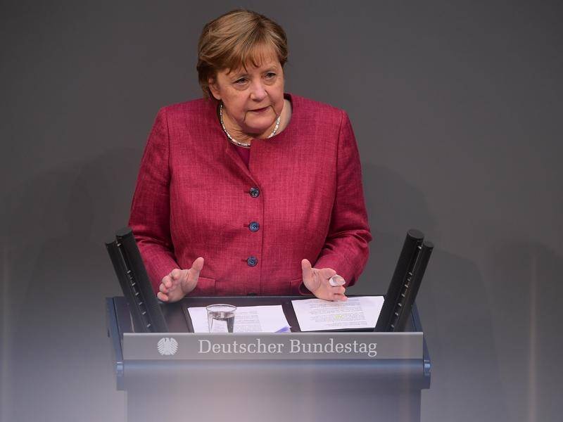 German Chancellor Angela Merkel wants new powers to force virus lockdowns and curfews.