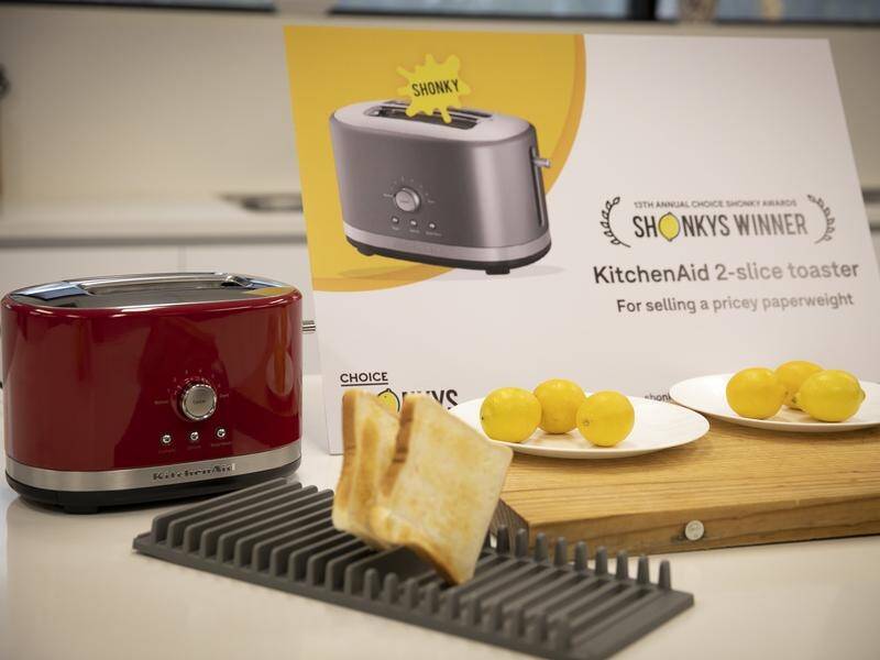A toaster that won't toast has taken out consumer group Choice's 2018 Shonky Awards.